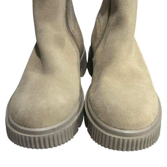 Blondo Bandit Waterproof Suede Side-Zip Boot Taupe - Picture 3 of 9